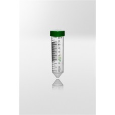 Tuburi Centrifuga  sterile PP cu capac verde PE, 50ml, Ø30x115 mm, fund conic, gradate, cu suprafata de scriere, pcr ready, RCF max 20000g, 250/pk