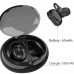 Casti Bluetooth Wireless GES®, Bluetooth 5.0, In-Ear, Handsfree, Compatibile iOS & Android, Negre